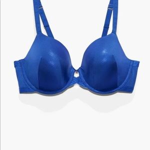 NWT Savage X Fenty metallic blue 40C. Full coverage